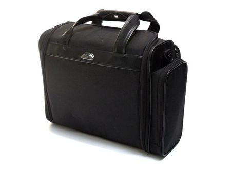 samsonite soft leather briefcase